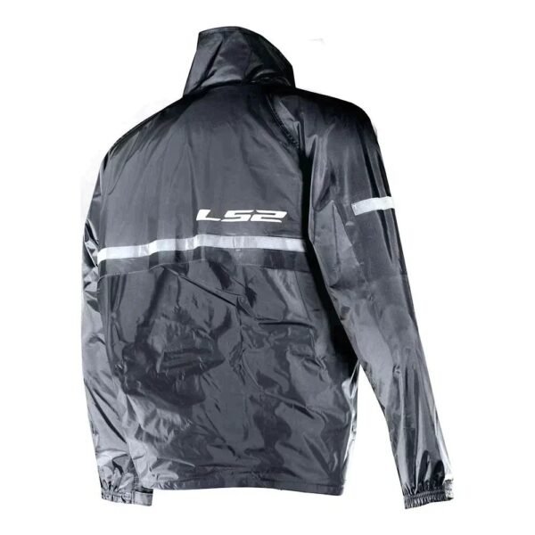 CAPA DE CHUVA LS2 NAC FLUXUS EVO CINZA - Imagem 3