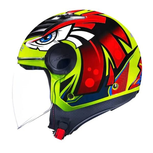 CAPACETE LS2 AIRFLOW TRIBAL AMARELO - Imagem 2