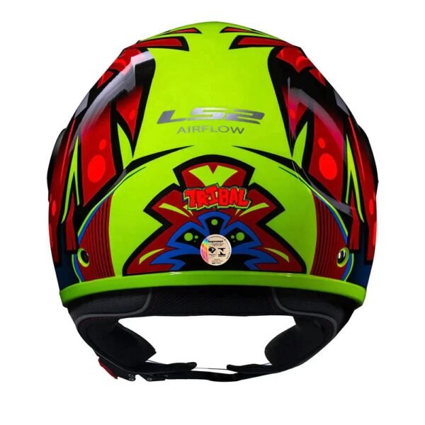 CAPACETE LS2 AIRFLOW TRIBAL AMARELO - Imagem 3