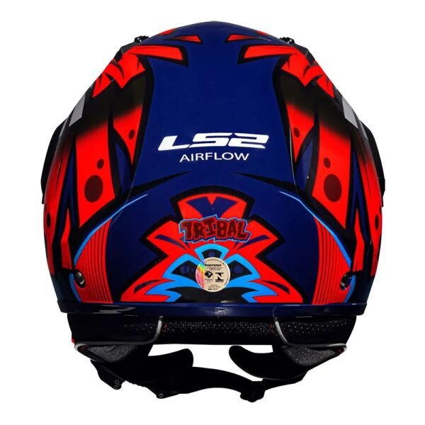 CAPACETE LS2 AIRFLOW TRIBAL LARANJA - Imagem 3