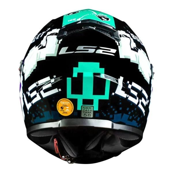 CAPACETE LS2 CLASSIC BULLET AZUL - Imagem 3