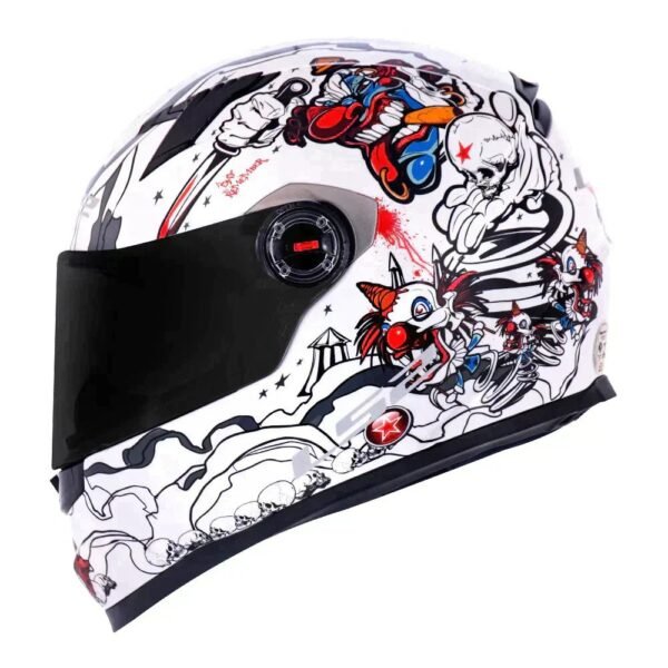 CAPACETE LS2 CLASSIC CRAZY CLOWN - Imagem 2