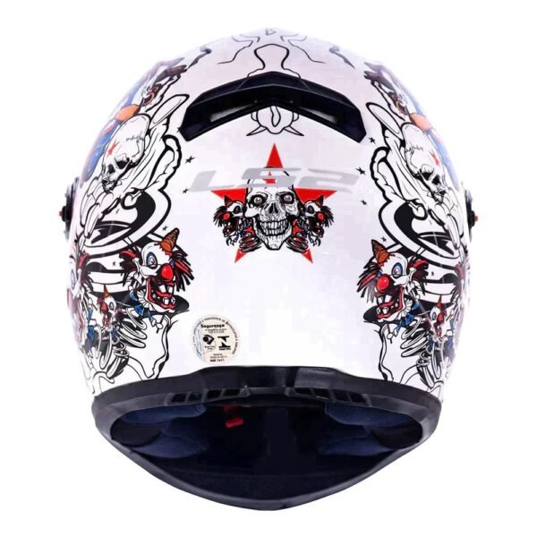 CAPACETE LS2 CLASSIC CRAZY CLOWN - Imagem 3