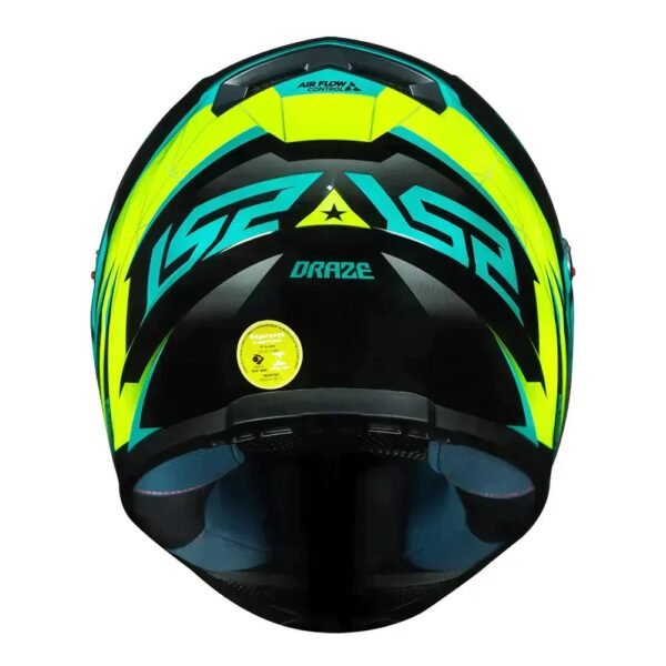 CAPACETE LS2 CLASSIC DRAZE VERDE - Imagem 3