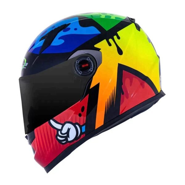 CAPACETE LS2 CLASSIC FF358 MASTERPIECE AMARELO - Imagem 2