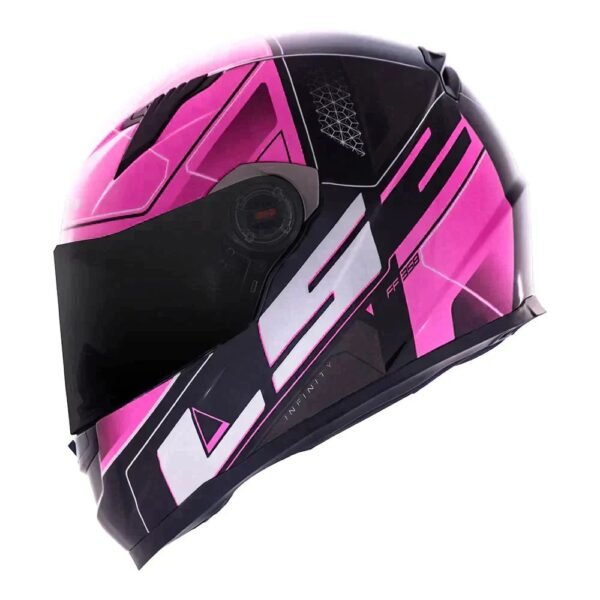 CAPACETE LS2 CLASSIC FF358 ULTRA ROSA - Imagem 2