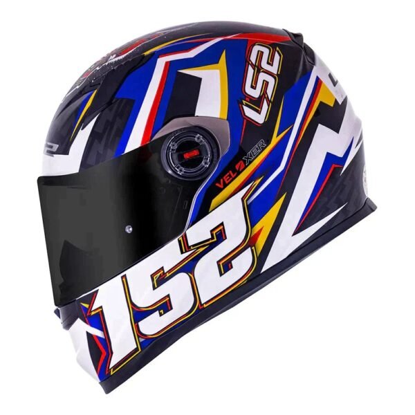 CAPACETE LS2 CLASSIC FF358 VELOXER BRANCO - Imagem 2