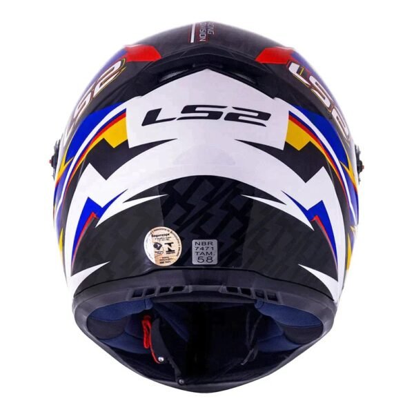 CAPACETE LS2 CLASSIC FF358 VELOXER BRANCO - Imagem 3