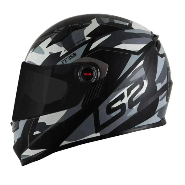 CAPACETE LS2 CLASSIC TANK PRETO - Imagem 2