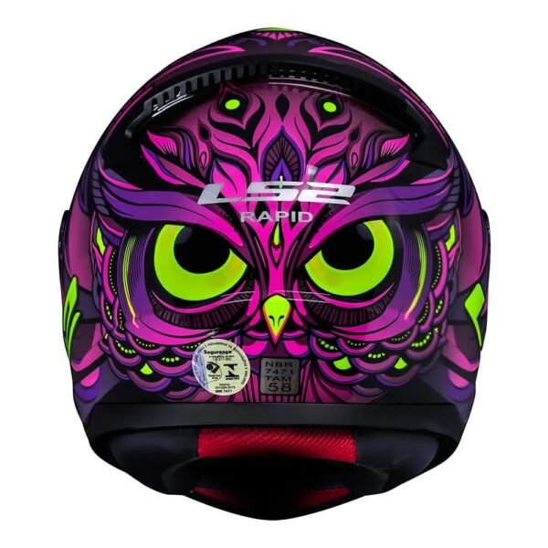CAPACETE LS2 RAPID ATHENA ROXO - Imagem 3
