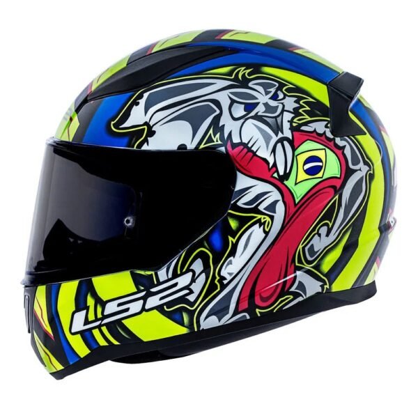 CAPACETE LS2 RAPID ALEX BARROS AZUL - Imagem 2