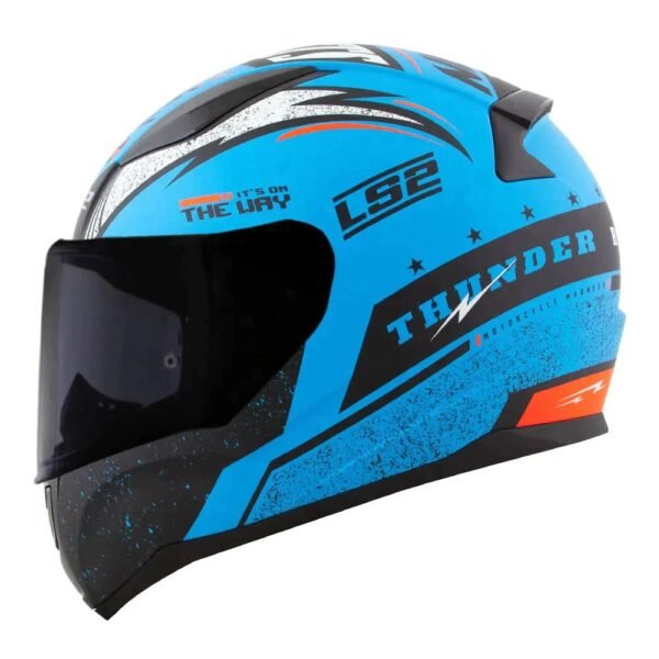 CAPACETE LS2 RAPID THUNDER AZUL - Imagem 2