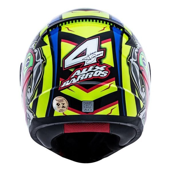 CAPACETE LS2 RAPID ALEX BARROS AZUL - Imagem 3
