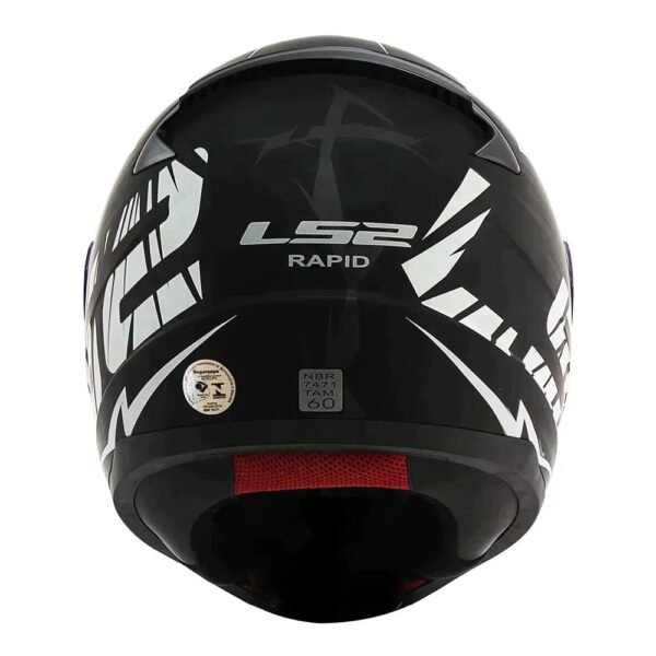 CAPACETE LS2 RAPID CROMO CINZA - Imagem 3