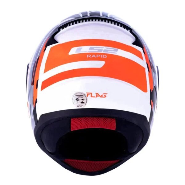 CAPACETE LS2 RAPID FLAG PRETO - Imagem 3