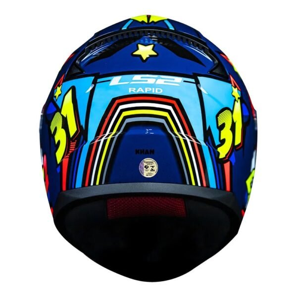 CAPACETE LS2 RAPID KHAN AMARELO - Imagem 3