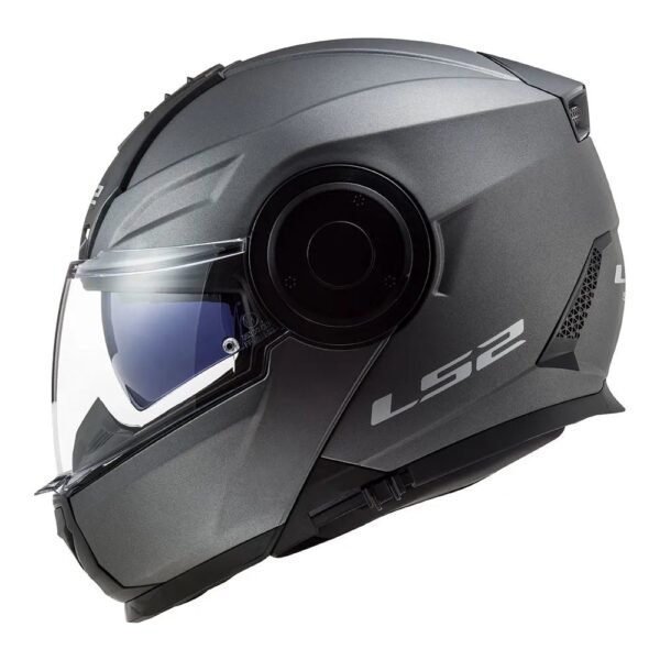 CAPACETE LS2 SCOPE MONOCOLOR CINZA FOSCO - Imagem 2
