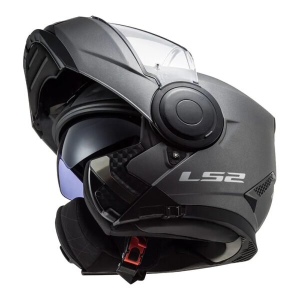 CAPACETE LS2 SCOPE MONOCOLOR CINZA FOSCO - Imagem 4