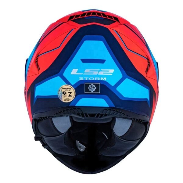 CAPACETE LS2 STORM FASTER LARANJA - Imagem 3