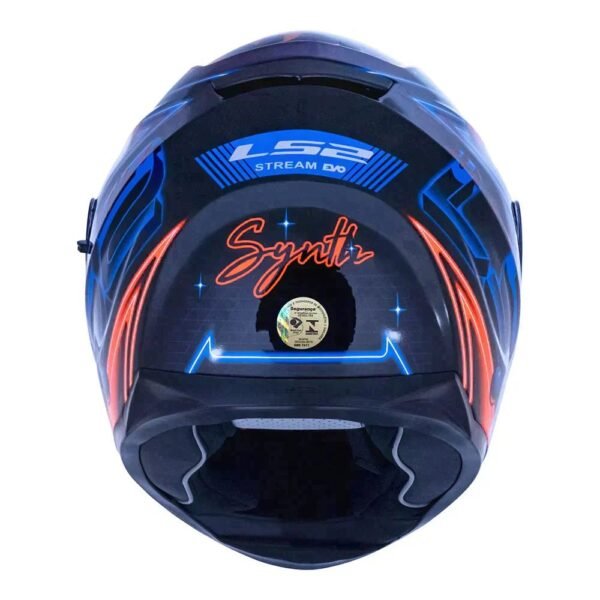 CAPACETE LS2 STREAM SYNTH AZUL - Imagem 3