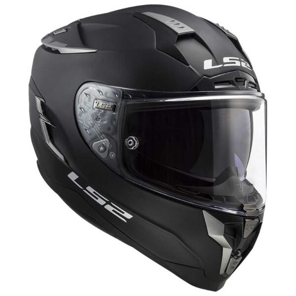 CAPACETE LS2 STREAM II MONOCOLOR PRETO FOSCO - Imagem 7