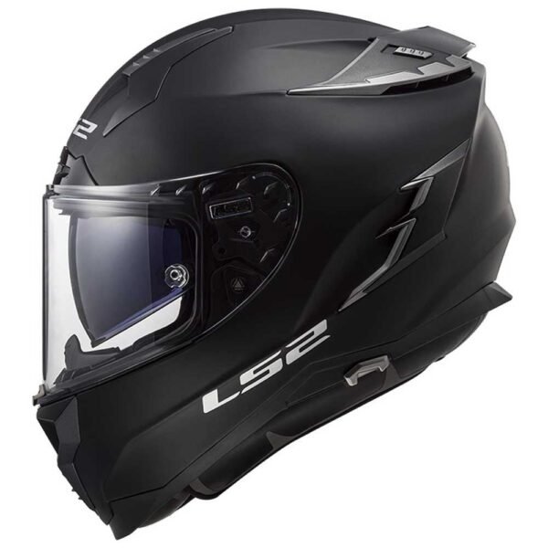CAPACETE LS2 STREAM II MONOCOLOR PRETO FOSCO - Imagem 4