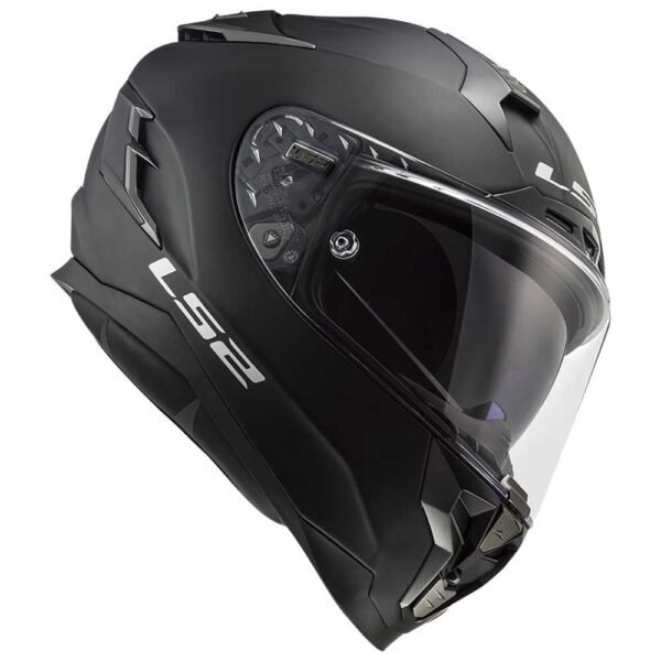 CAPACETE LS2 STREAM II MONOCOLOR PRETO FOSCO - Imagem 2